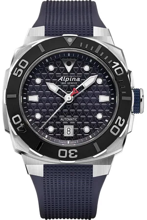 Alpina Seastrong Diver Extreme AL-525N3VE6 Horloge - Rubber - Blauw - Ø 40 mm