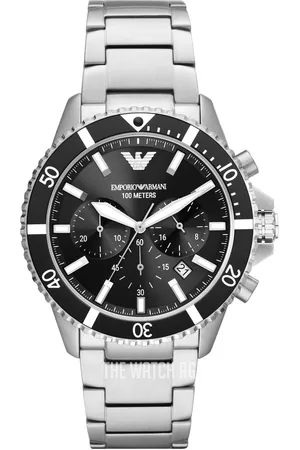 Emporio Armani AR11360 Herenhorloge 43 mm - Zilverkleurig