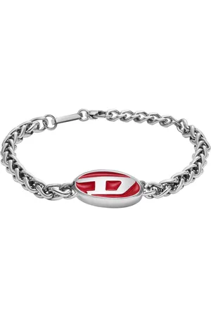 Diesel DX1445040 Heren Armband - Zilverkleurig