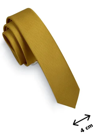 Sorprese Stropdas - - Effen - Smal - 4 cm - Stropdassen voor heren - Cadeau