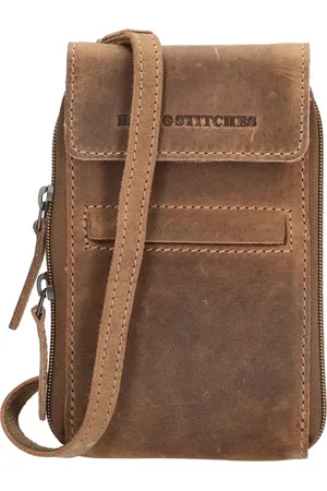 Hide & Stitches Idaho Schoudertas - - 100% Leer