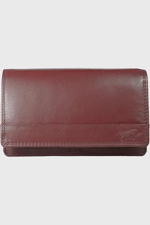 ARRIGO BELLO Leren Damesportemonnee RFID - Lederen Dames Portemonnee - Harmonica Model