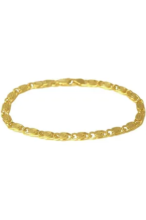 Silventi 710400053 Armband Dames - Doublé - Scroll Schakel - 18cm - 3,6mm
