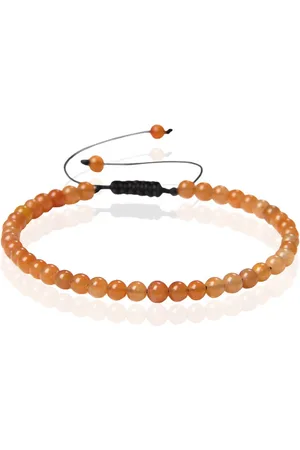 Memphis No.1 Armband - 4mm Orange Aventurine