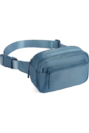 Merkloos Heuptas voor dames en heren, sportmode, heuptas, kleine schoudertas, canvas, crossbody tas met verstelbare riem
