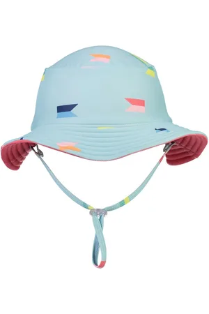 Snapper Rock Omkeerbare UV Bucket Hoed voor jongens - Maritieme Fliers - - maat S (46CM)