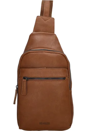 Beagles Toledo Crossbody Schoudertas Premium Leatherlook Handige Vakken - .