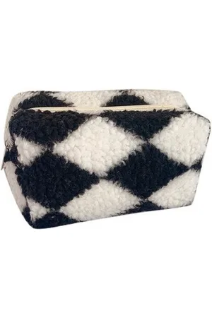 Fashion Favorite Teddy Make-Up / Toilettas - /Wit | Acryl | 22 x 11,5 x 10 cm
