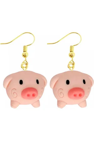 Akyol Varken oorbellen- - Varken oorhangers -Cadeau - sieraad - Pig - dieren oorbellen - dieren - varken - Sieraad - oorbel - oorhangers boerderij – cadeau-carnaval - gift