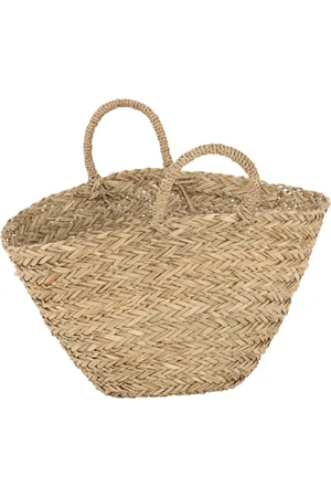 J-line Strandtas kort handvatten - jute