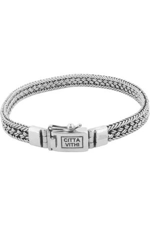 Jonline Citta Vithi Zilveren Ambachtelijke Buddha Armband model 1 maat XS