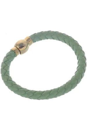Behave Gevlochten armbandje van imitatieleer