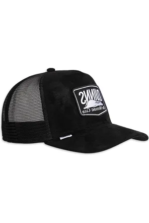 Merkloos Canvas Trucker Cap met Hippy Print - Hft Trend