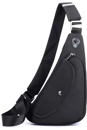 Merkloos Borsttas Heren Sling Bag Schoudertas Sporttas Crossbody Tas voor Outdoor Reizen Wandelen Joggen Crosscover Dagrugzakken, , Elegant
