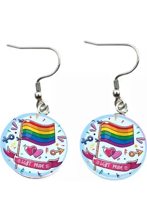 Akyol Pride Oorbellen -LGBT OORBELLEN - lgbtq oorbellen - regenboog oorbellen - Regenboog - pride- Oorbellen | Gay | lesbian | trans | verjaardag | feestdag | verassing | respect | equality | gelijk | lgbt | b