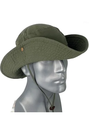 Beechfield Vissershoed katoenen Boonie Safari hoed zomerhoed Aussi hat kleur met brede rand UV Protectie