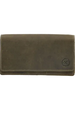 Hide & Stitches Idaho Portemonnee - - 100% Leer