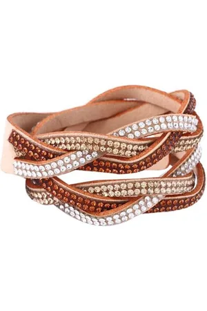Fako Bijoux® Wikkelarmband - Gevlochten