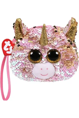 TY Fashion Portemonnee Eenhoorn Fantasia 13 cm Roze/Goud
