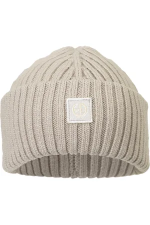 Elodie Wollen Beanie -Beanie - Muts Baby - Muts kind - Lily White -3-100y