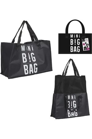 Entre Temps Opvouwbare Boodschappentas 51x15.5x35cm Uitvouwbaar van 25L naar 50L - Inklapbaar Tas - Shopping Bag - Big Bag - 2 Maten - Strandtas