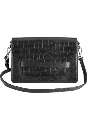 Markberg Arabella Crossbody Bag Calm Croco Black w/Black