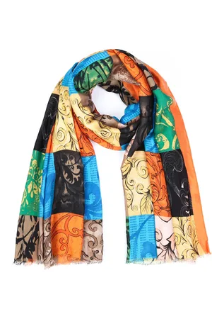 Bijoutheek Sjaal (Fashion) Flowers 90 x 180cm