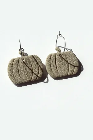 2 Love It Pumpkin - Oorbellen - 4.8 x 5 cm - Stainless steel - Herfst - Halloween