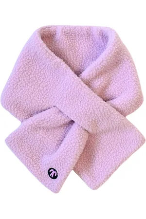 Ducksday Winter Sjaal - Kinderen en volwassenen - Sherpa fleece - Teddy - unisex - Lila - Roze