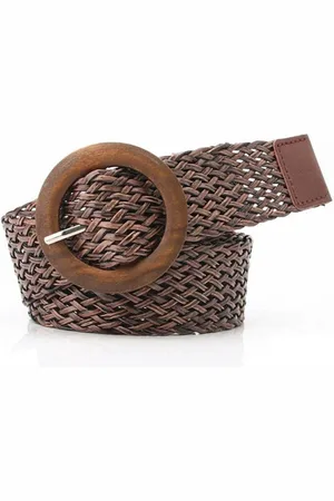 Fashion Favorite Vintage Riem - Gevlochten | Kunststof / Riet / Rotan Look | 100 cm |