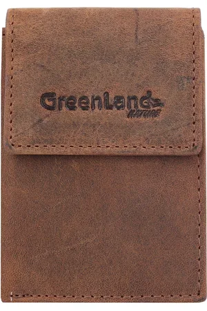 Greenland Montenegro Creditcard etui RFID Leer 6,5 cm