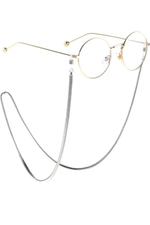 Merkloos Zilveren Brillenkoordje - Zonnebrilkoord - Brillenkoord - Brilketting – Brillenketting – Ketting voor Bril - Koord Bril