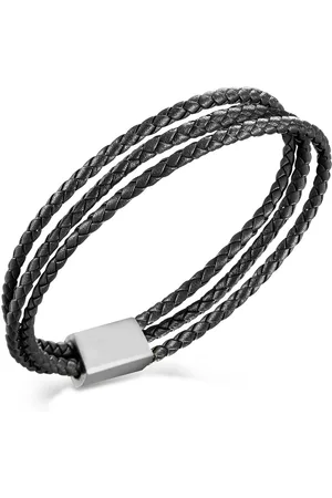 Boccia Titanium 03053-0121 Heren Armband - Leren armband - Sieraad - Leer - - 12 mm breed - 21 cm lang