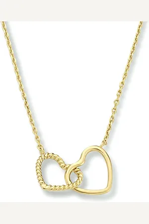 Marie-Celeste Marie Celeste ketting hartjes 40 - 42 - 44 cm - Goud