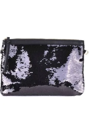 Merkloos Zwarte Schoudertas & Clutch Pailletten | Dames Clutches - Schoudertassen - Merk Giuliano