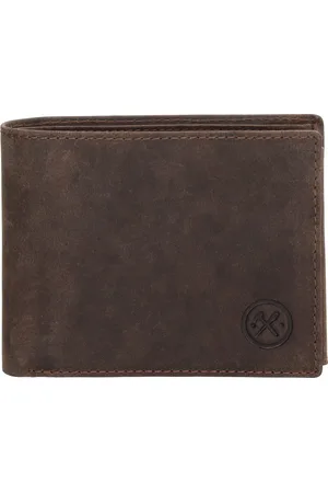 Hide & Stitches Idaho Portemonnee - - 100% Leer