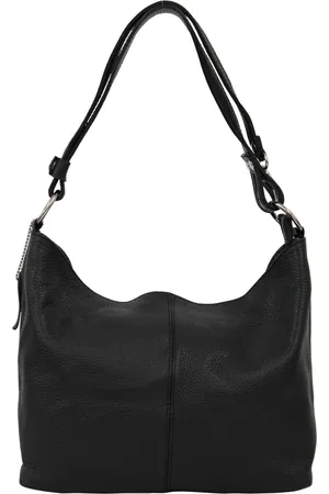 AmbraModa GL005 - Dames lederen handtas schoudertas hobo tas