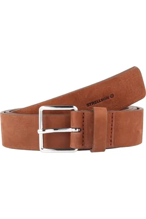 Strellson Riem Leer - Jongens - 100 cm - coffee
