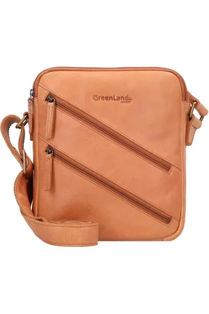 Greenland Nature Schoudertas RFID Leer 21 cm
