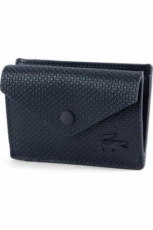 Lacoste Chantaco envelope CC holder heren piquéleer - eclipse