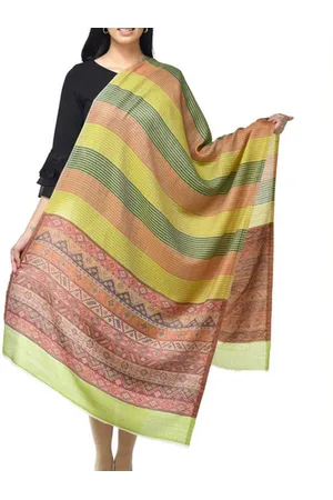 N3 Collecties Fijne Zachte Pashmina Wollen Sjaal: Kleurig
