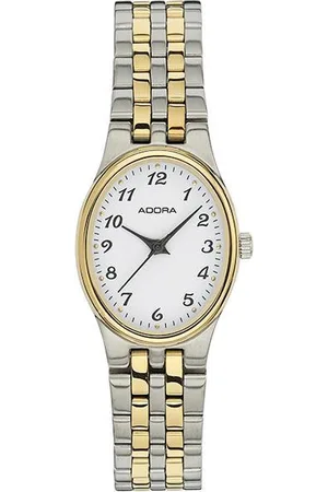 Adora Mooi dames horloge zilverkleurig/goudkleurig-AB6366