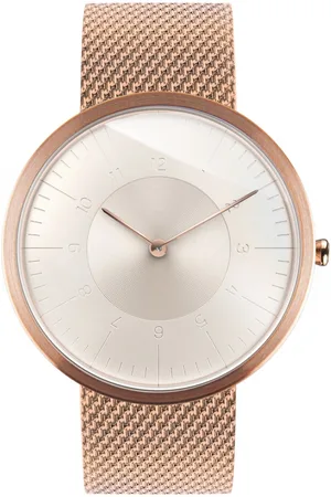 Auteur Watches Moonlight Dusk - Extra Plat Designhorloge Milanese Rose Staal 39mm