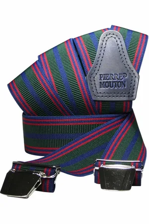 Pierre Mouton Le Mans Bretel - Bretels - Volwassenen - Heren - - 140cm - 3 brede clips - XL - XXL