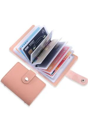 Merkloos Pasjeshouder - creditcardhouder - mapje voor pasjes - bankpashouder - visitekaartjes houder - card holder wallet - card protector - mannen en vrouwen - 24 pasjes