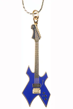 Aim Halsketting BC Rich Warlock gitaar, blauw