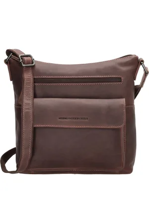 Hide & Stitches Japura Crossbody Schoudertas - 100% Leder - - 100% Leer