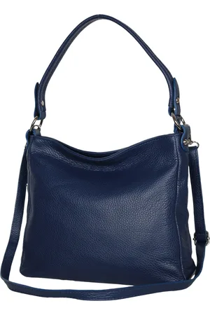 AmbraModa GLX35 - Italiaans handtas schoudertas crossbodytas van echt leer