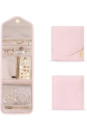 Merkloos Sieradenorganizer, reisetui, reisaccessoires voor ringen, oorbellen, halskettingen, horloges, Mini