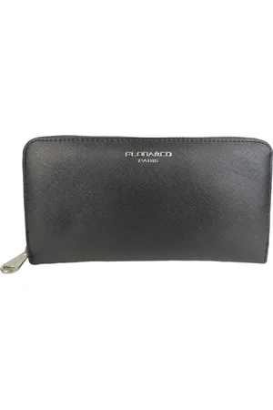 Flora & CO Dames Portemonnee Saffiano Zip Around - 20,5x11,5x2,5 cm met rits - - Portefeuille - Beurs - Wallet
